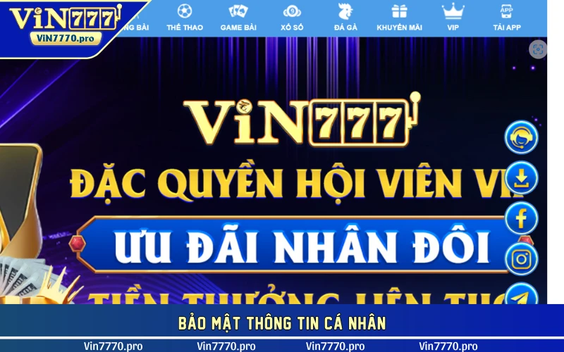 Bảo mật thông tin cá nhân