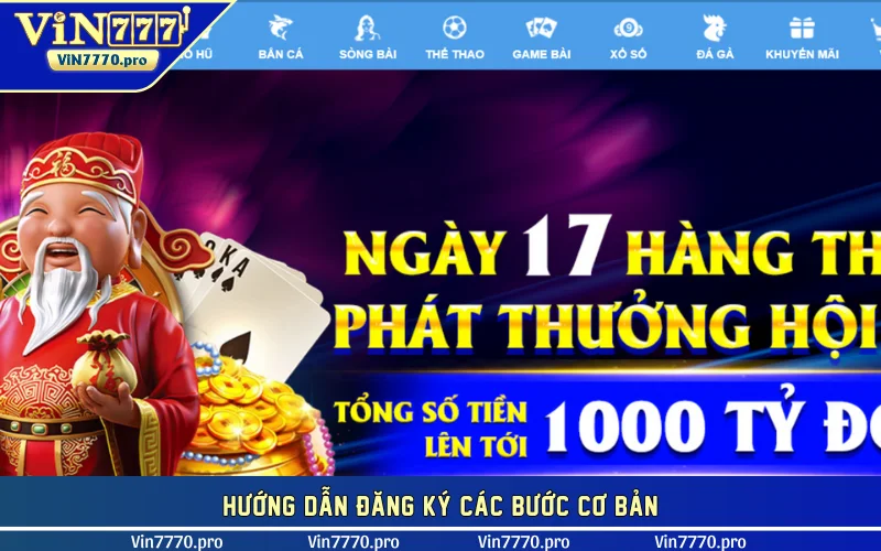 Hướng dẫn đăng ký các bước cơ bản