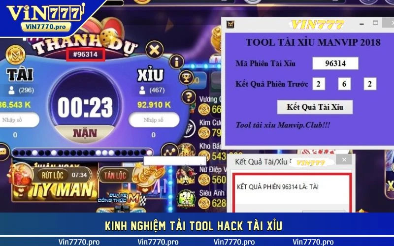 Giao diện tool hack tài xỉu uy tín 