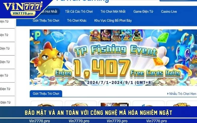 Bảo mật và an toàn với công nghệ mã hóa nghiêm ngặt